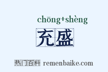 充盛是什么意思的图片